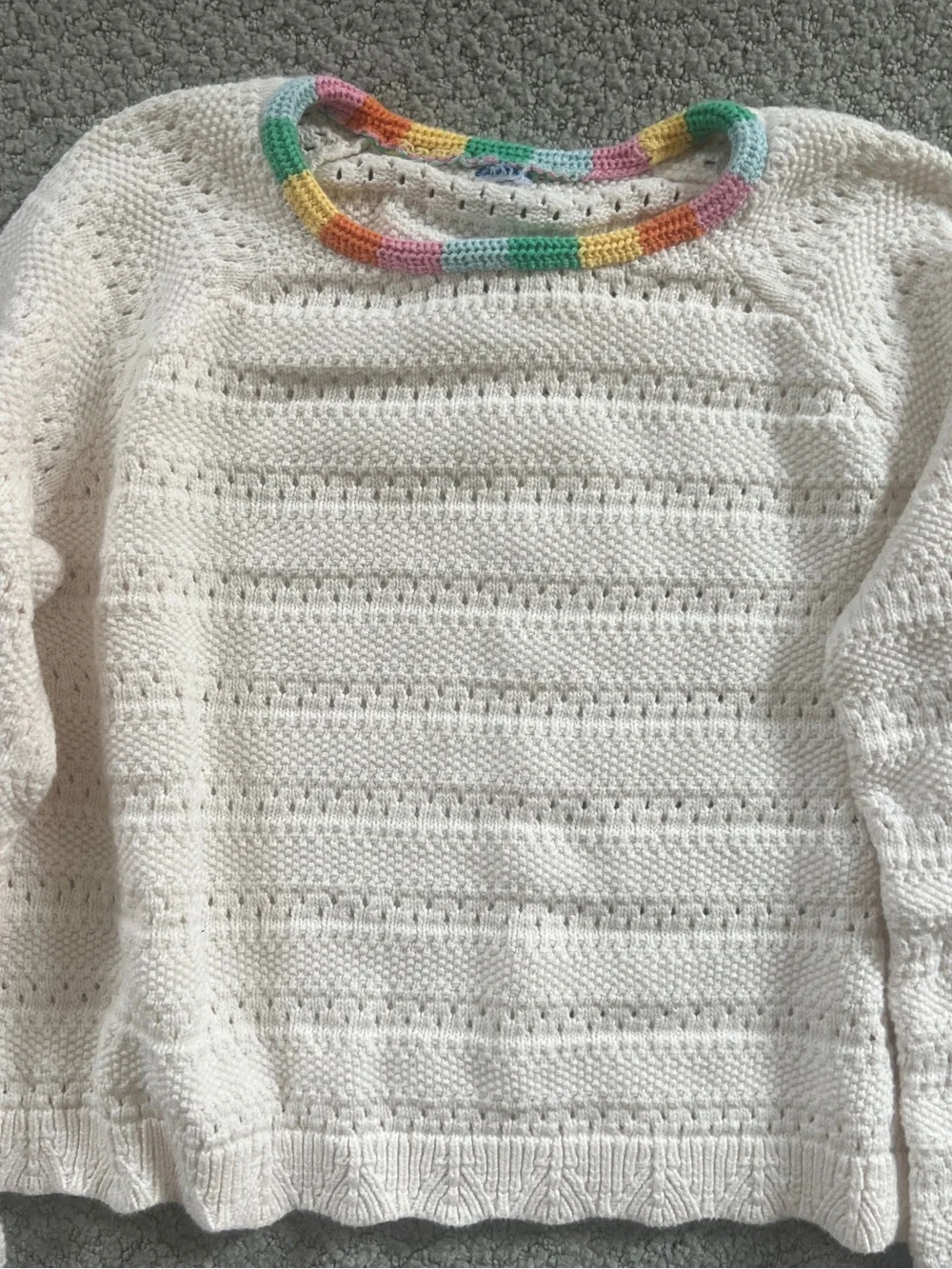 OLD NAVY Kids Girls Crochet Knit Sweater size 10